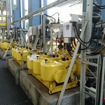 Stonecutter Island sewage Treatment works sodium Hypochloride Dosing Pumps