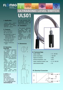 Flomag-Ultrasonic Level Sensor(ULS01GB)
